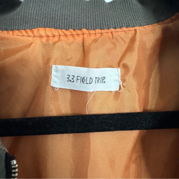 Green Zip-Up Bomber Jacket size small - Picture 2 of 11